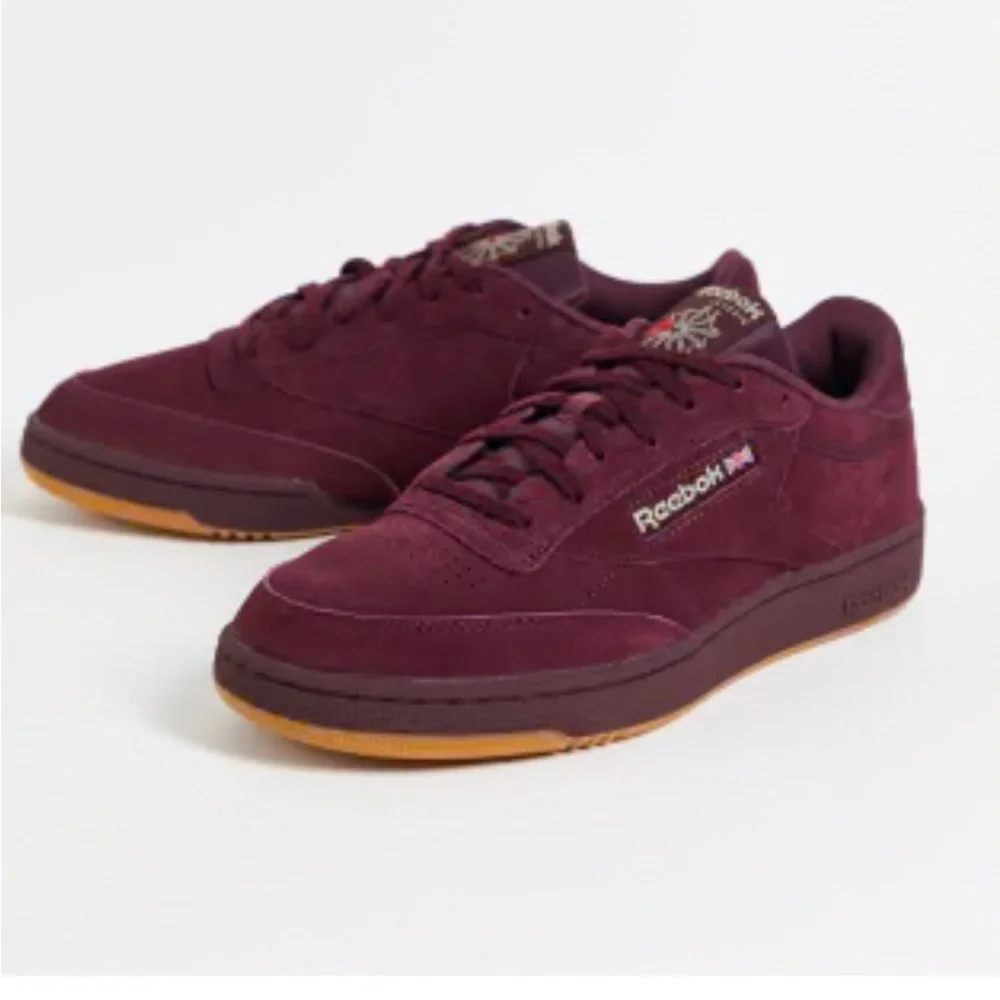 Reebok Club C 85 model sneaker burgundy size 7.5 men’s